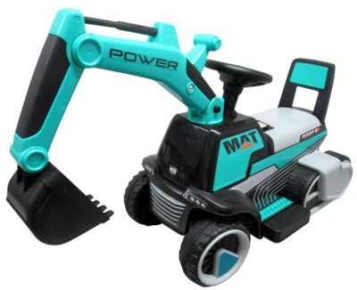 mamido  Elektrický bager C3 modrý s hudobným a LED osvetlením