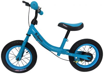 Odrážadlo R3 modré R-Sport 12" s brzdou a zvončekom