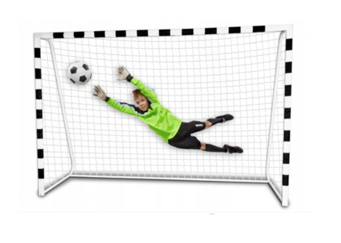 mamido Veľká futbalová bránka E4 R-SPORT z kovu 300x200 pre futbal