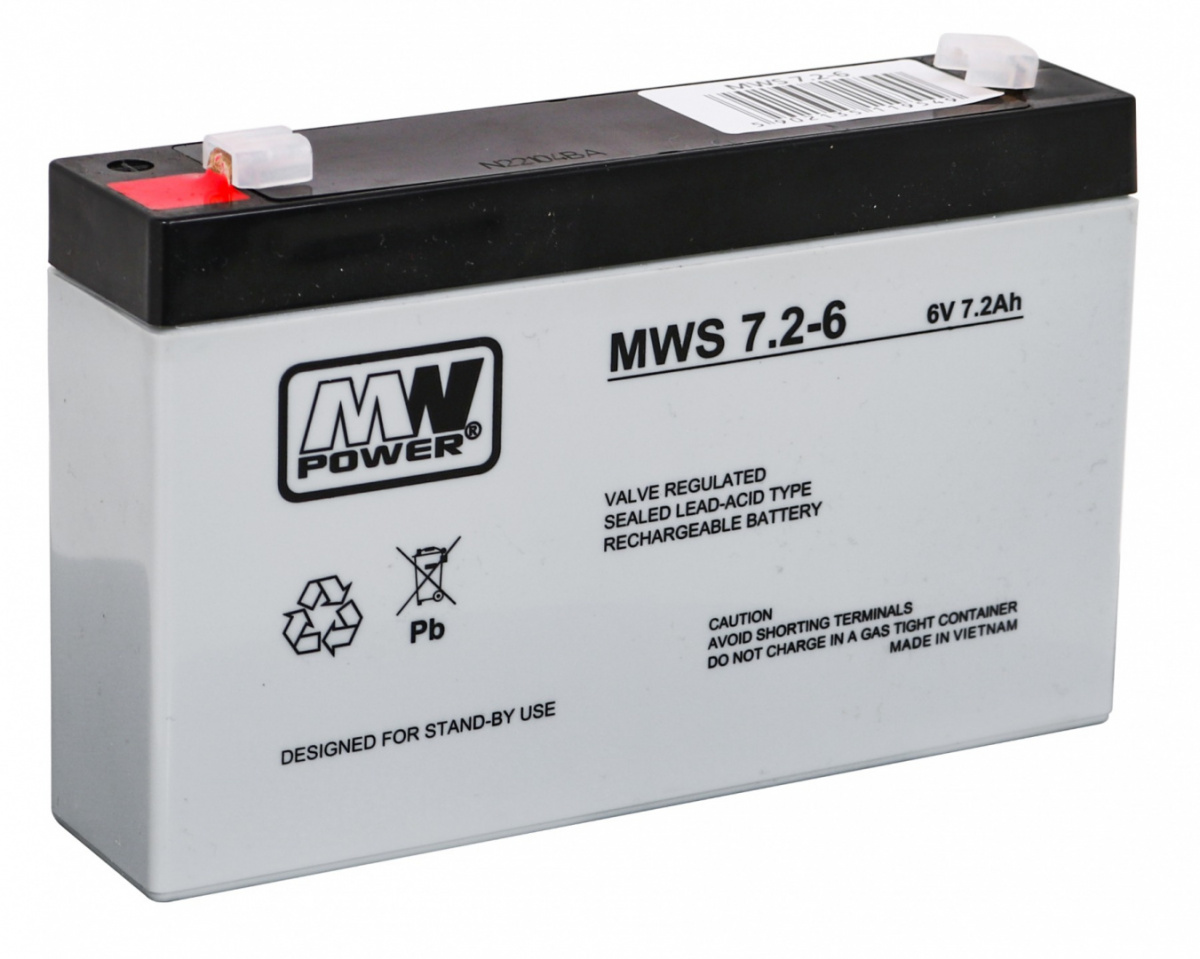 Mamido Mamido Gélová batéria 6V 7Ah