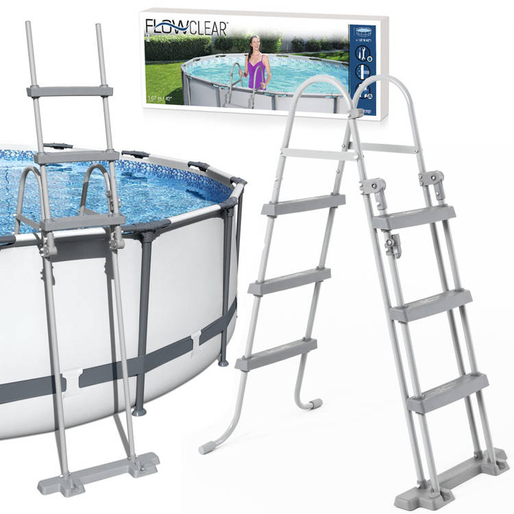 mamido Bestway schodíky do bazéna 107cm