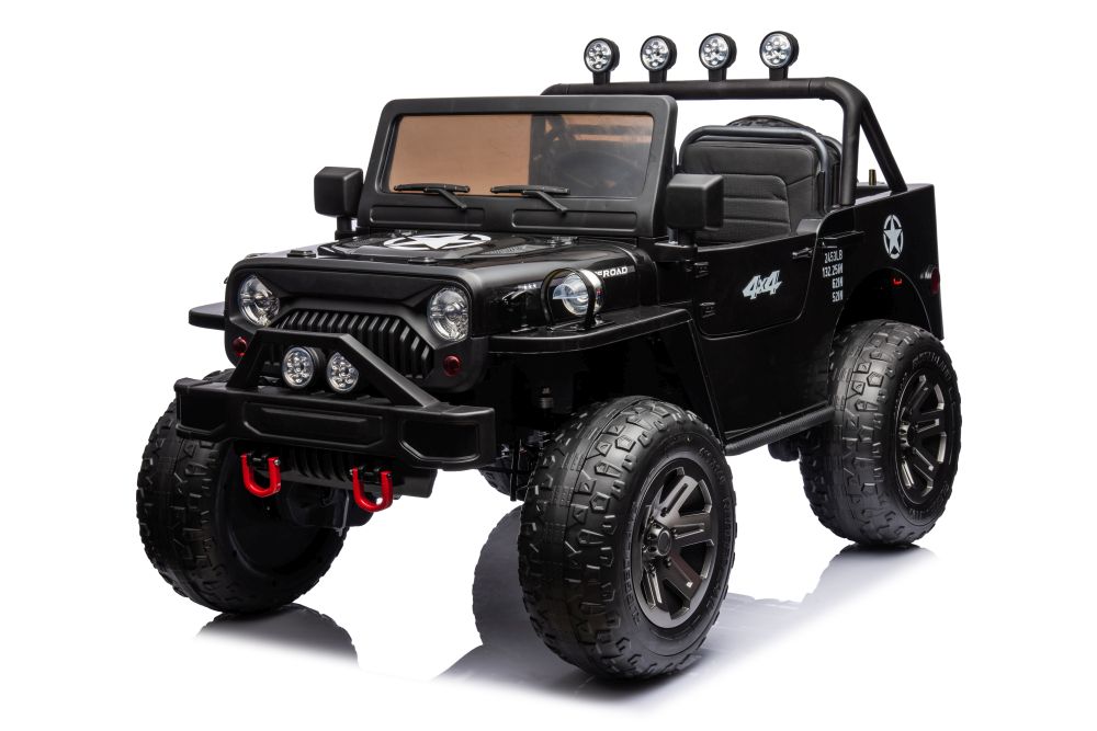 Elektrické autíčko JH-102 čierne 4x4