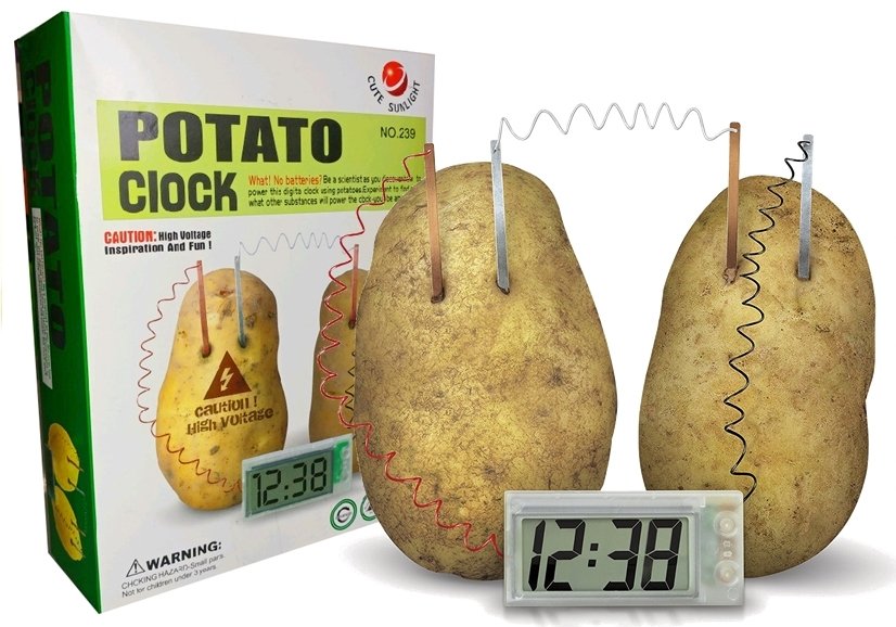mamido Kreatívna sada vedecký experiment Ekologické hodiny zo zemiaka