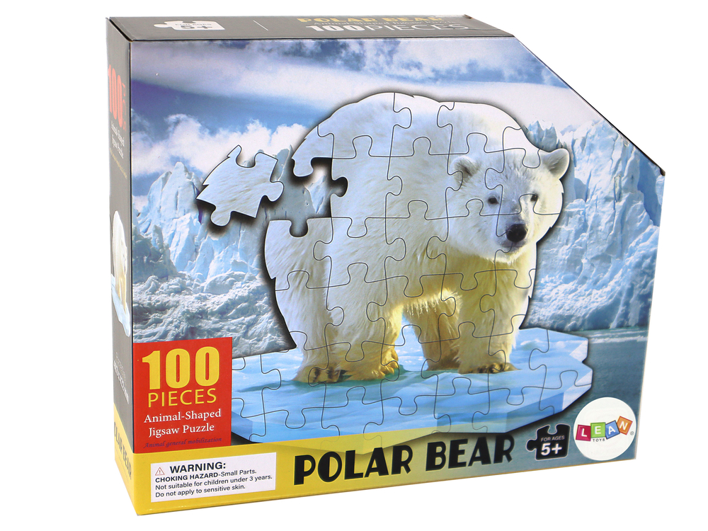 Puzzle 100 dielikov s motívom polárneho medveďa