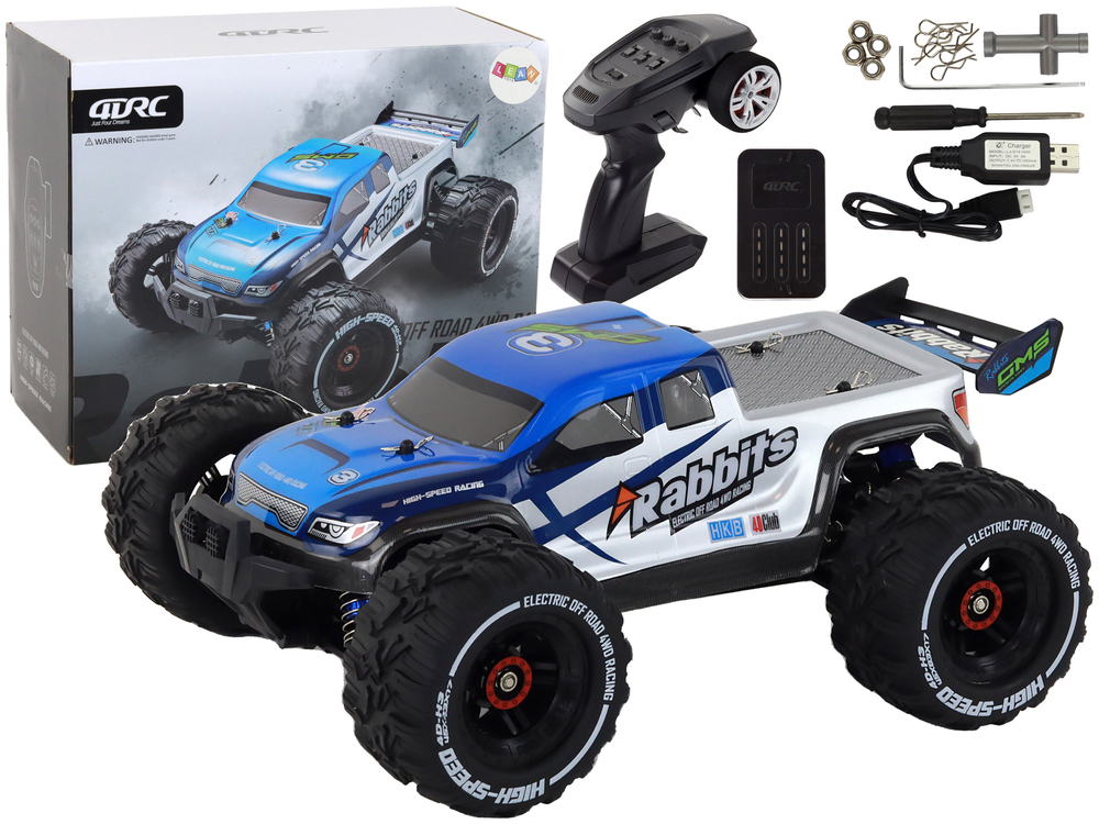 mamido  Terénne auto Rabbits RC Pohon 4x4 Modré 2.4G