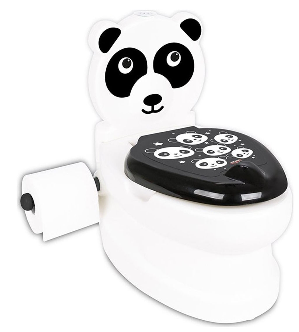 mamido  Interaktívny nočník v tvare pandy, biely, pre deti