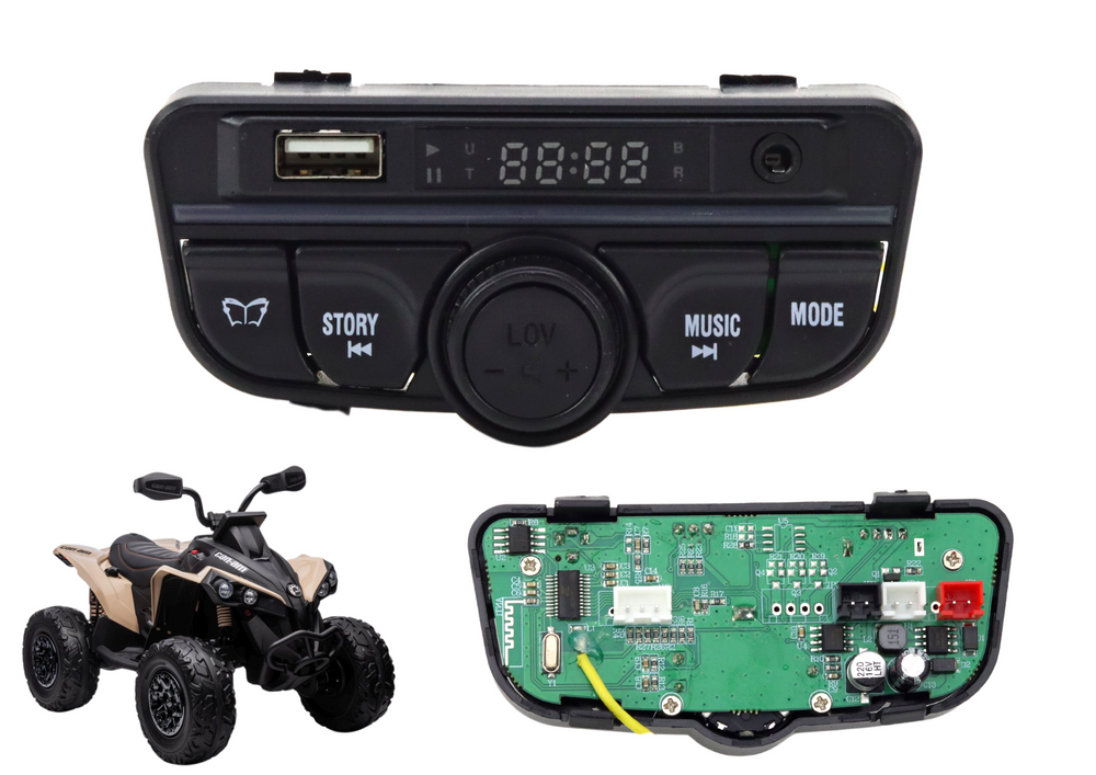 mamido Hudobný panel 12V pre elektrickú štvorkolku Can-am DK-CA002
