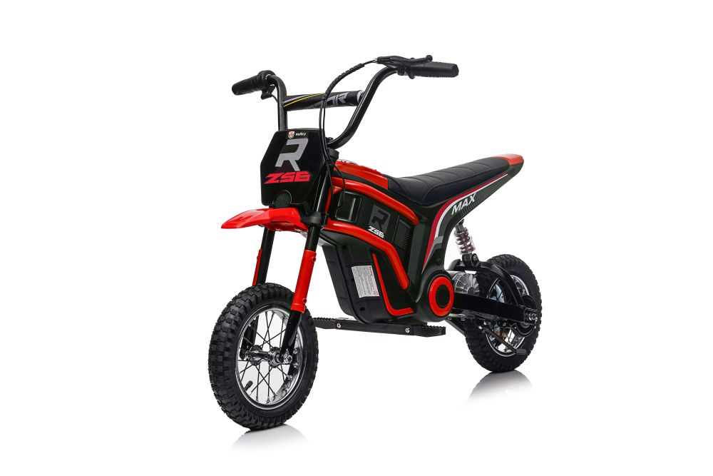 mamido Detská elektrická motorka Cross 350W červená