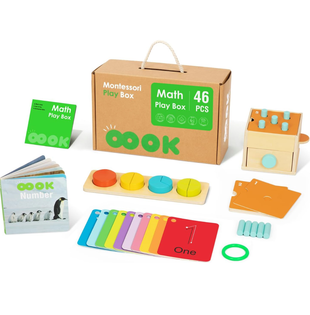 Mamido Mamido Montessori Matematický Box pre deti