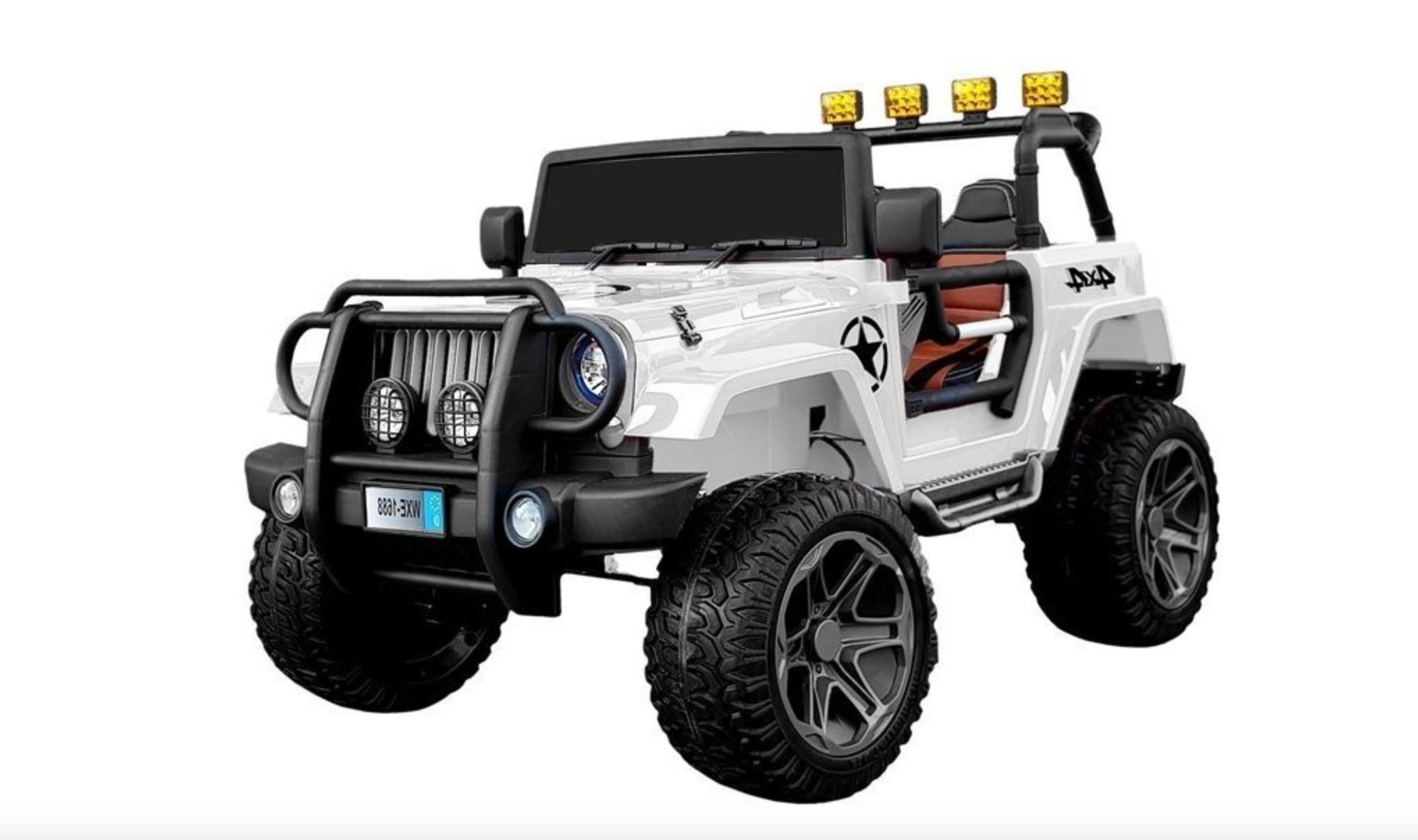mamido Elektrické autíčko WXE-1688 STRONG 4x4 24V biele