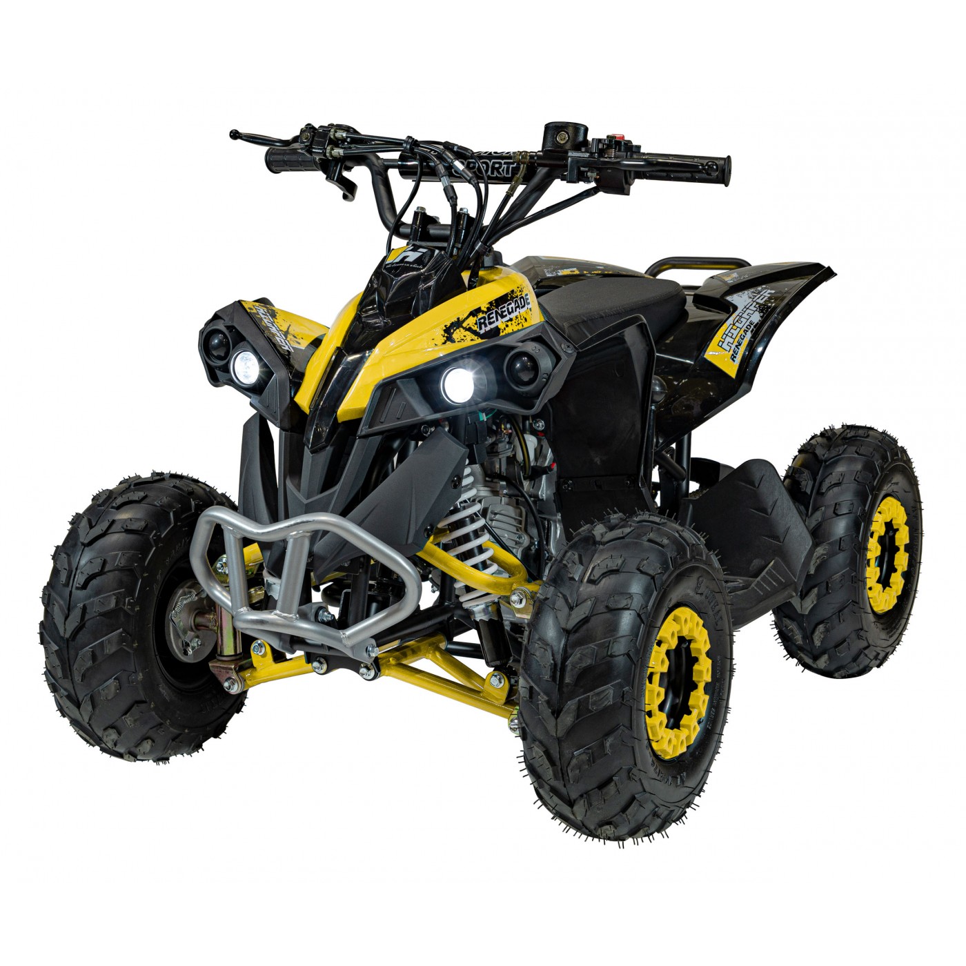 Detská benzínová štvorkolka RENEGADE HIPERFECT 110CC žltá