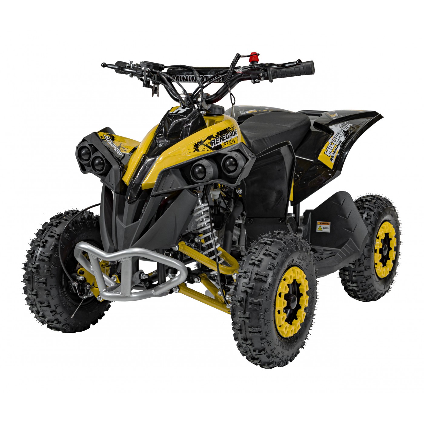 Detská benzínová štvorkolka RENEGADE HIPERFECT 49CC žltá