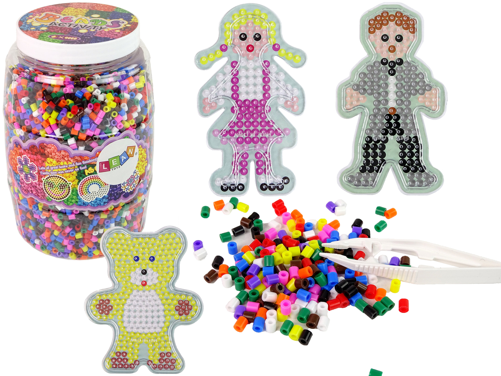 mamido  DIY sada žehliacich korálikov 9000 ks so šablónami