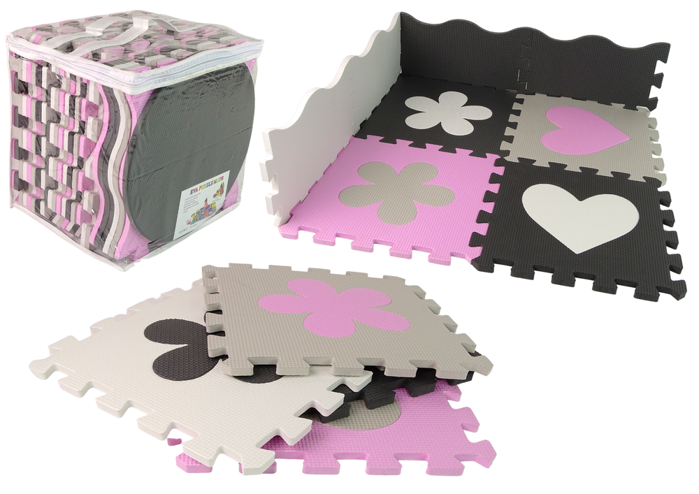mamido Edukačná penová podložka EVA puzzle pre dojčatá, 25 ks