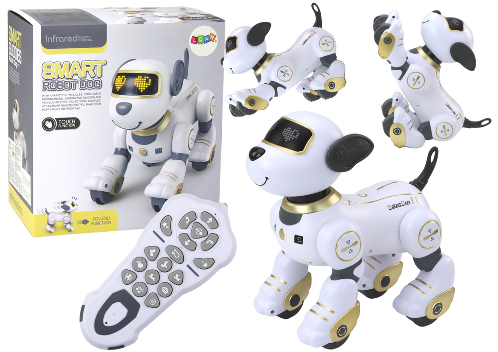 mamido  Interaktívny robotický psík na diaľkové ovládanie tancuje a plní príkazy zlatý