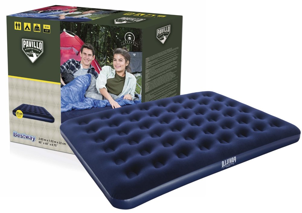 mamido Nafukovací matrac 203 x 152 x 22 cm Bestway 67003