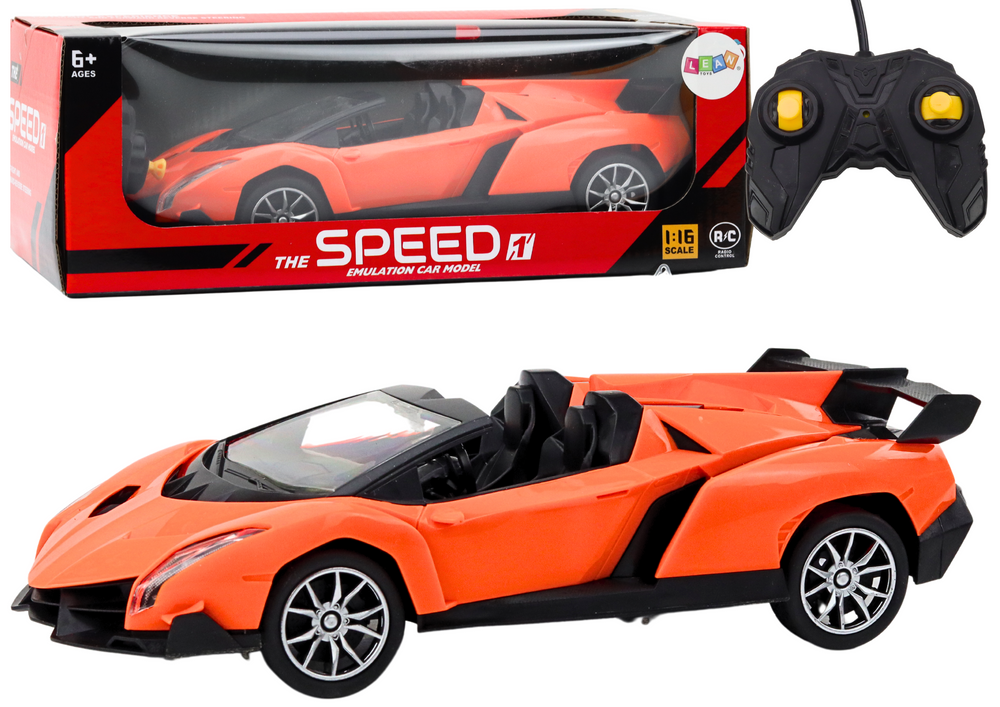 mamido RC Športové Auto na Diaľkové Ovládanie 1:16 Oranžové