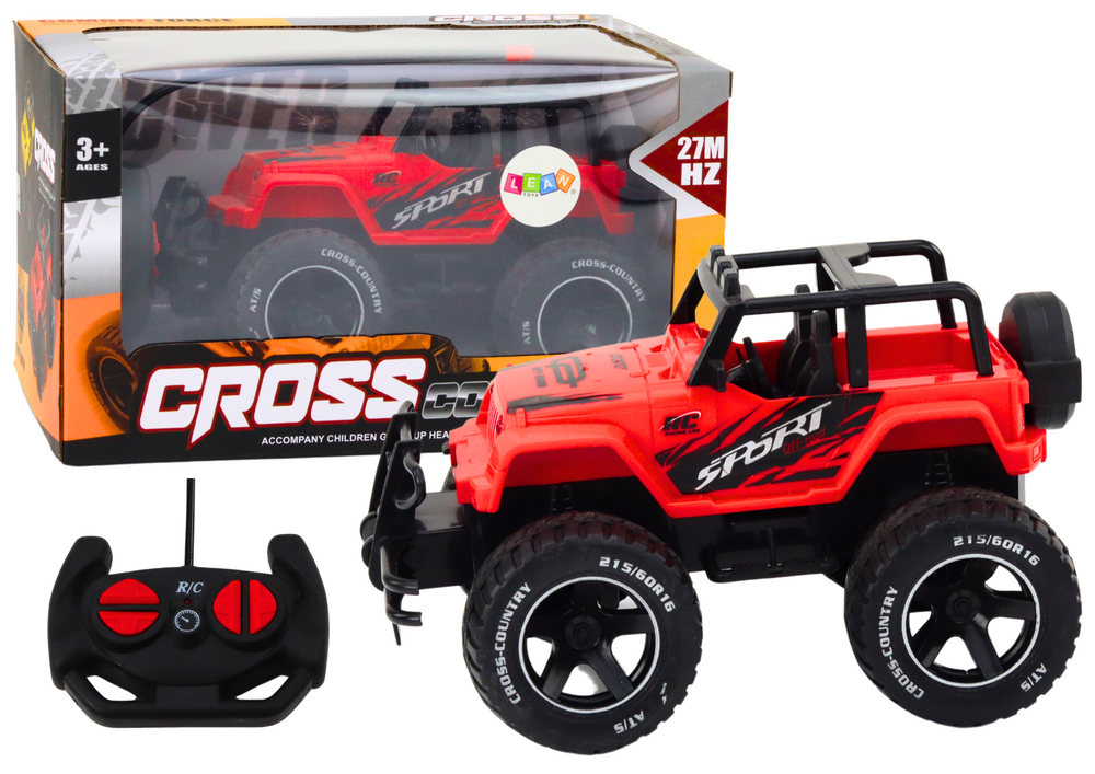 mamido RC terénne auto na diaľkové ovládanie 1:18 červené