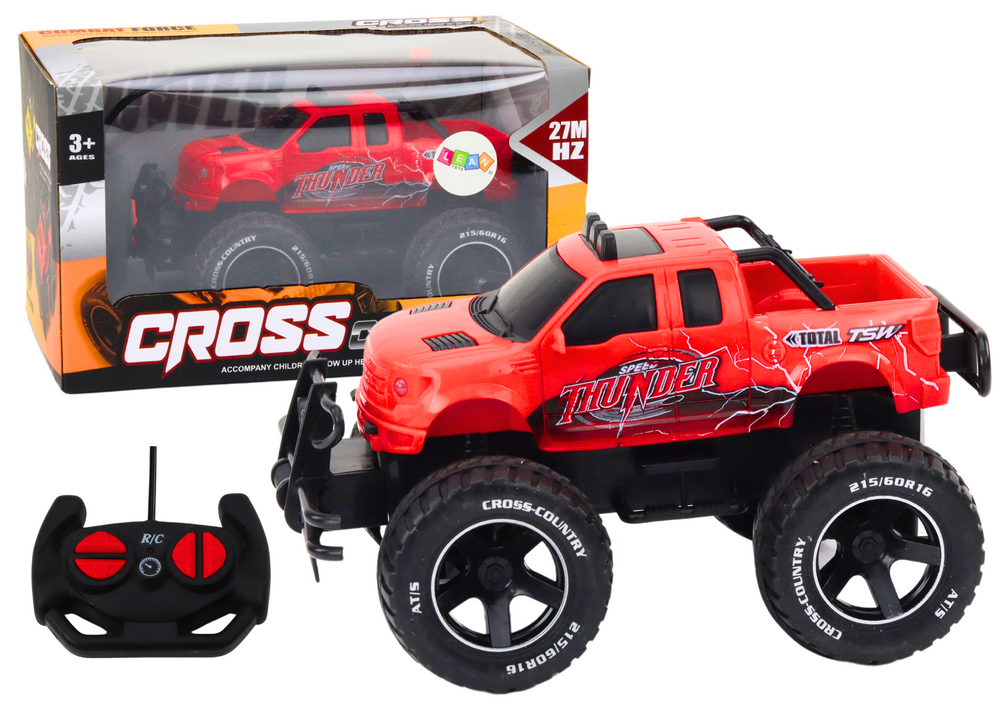 mamido RC terénne auto na diaľkové ovládanie 1:18 červené