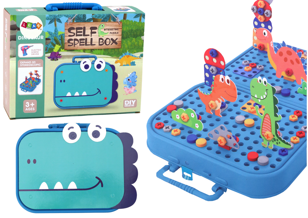 mamido Sada DIY Kufrík Puzzle Dinozaury 227 dielikov