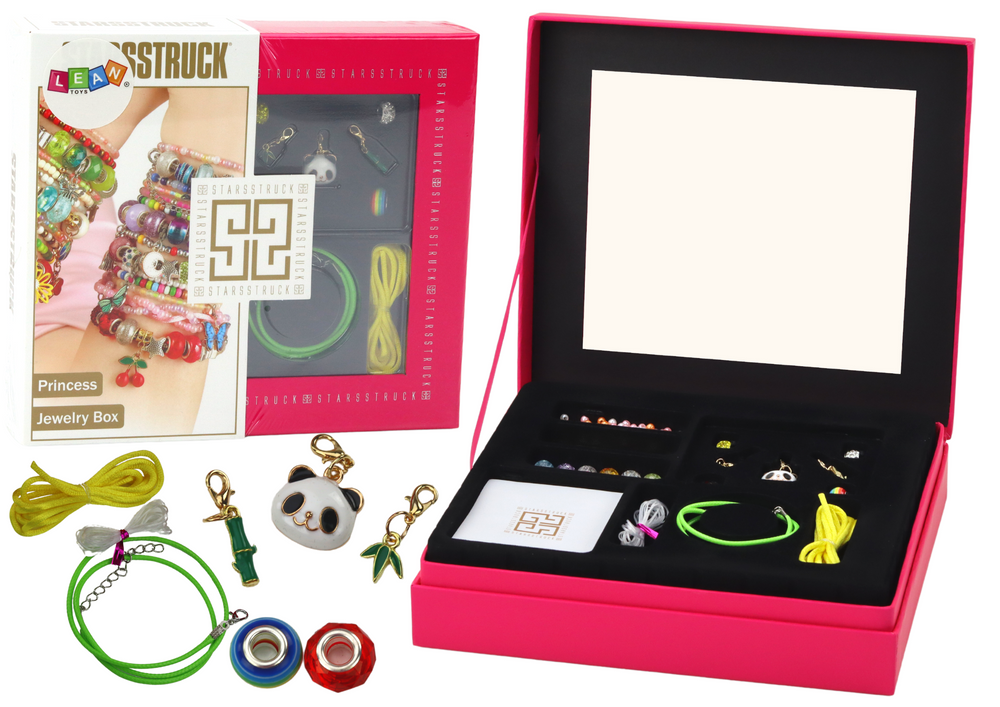 mamido  Súprava na výrobu náramkov a šperkov s príveskami a korálkami