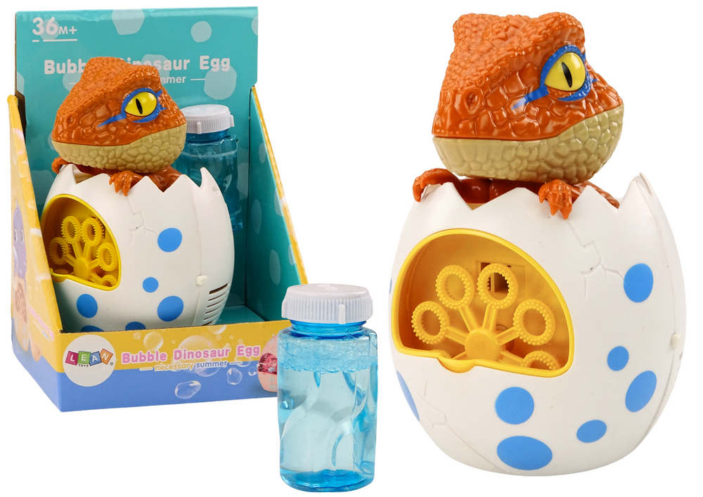 mamido  Stroj na mydlové bubliny Dinosaura vo vajci s náplňou