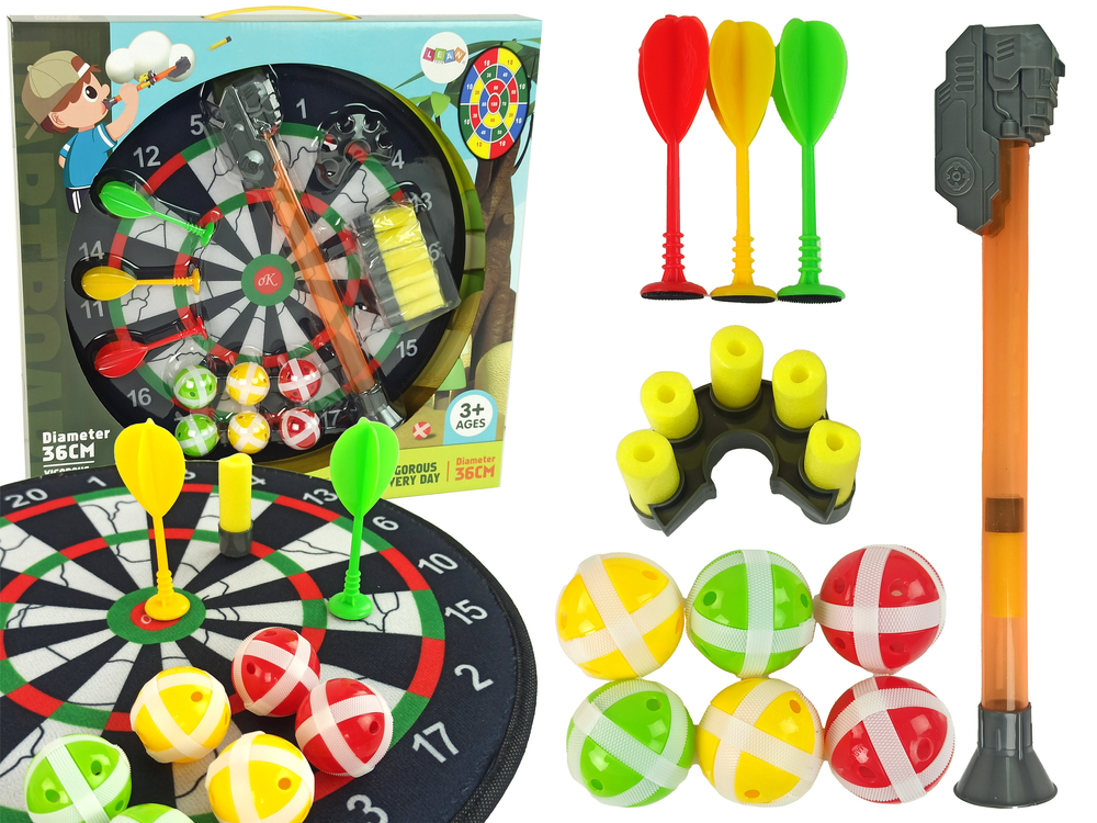 mamido  Terč na hádzanie so suchým zipsom Dart 36 cm