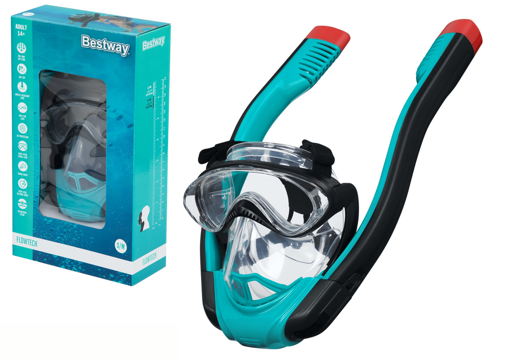 mamido Celovárová šnorchlovacia maska ​​S/M Bestway 24060