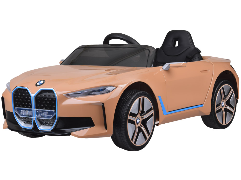 Detské elektrické autíčko BMW i4 zlaté