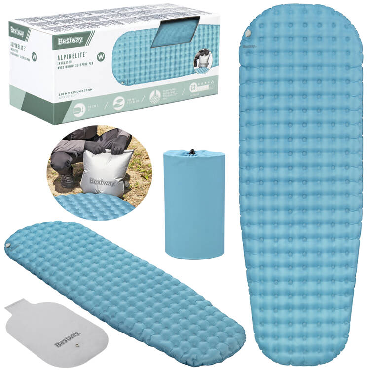 mamido Bestway karimatka pod spacák AlpineLite 183 x 63,5 x 7,5 cm