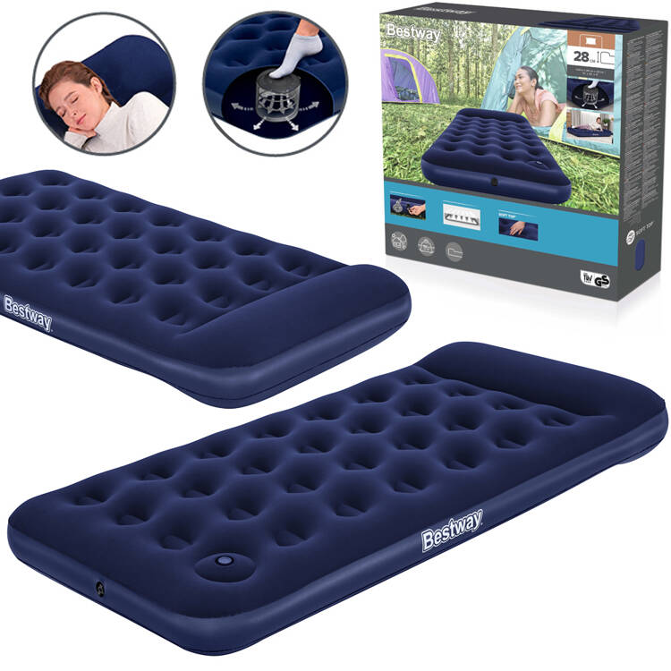 mamido Bestway nafukovací jednolôžkový matrac Air Mattress Twin 188x99x28 cm