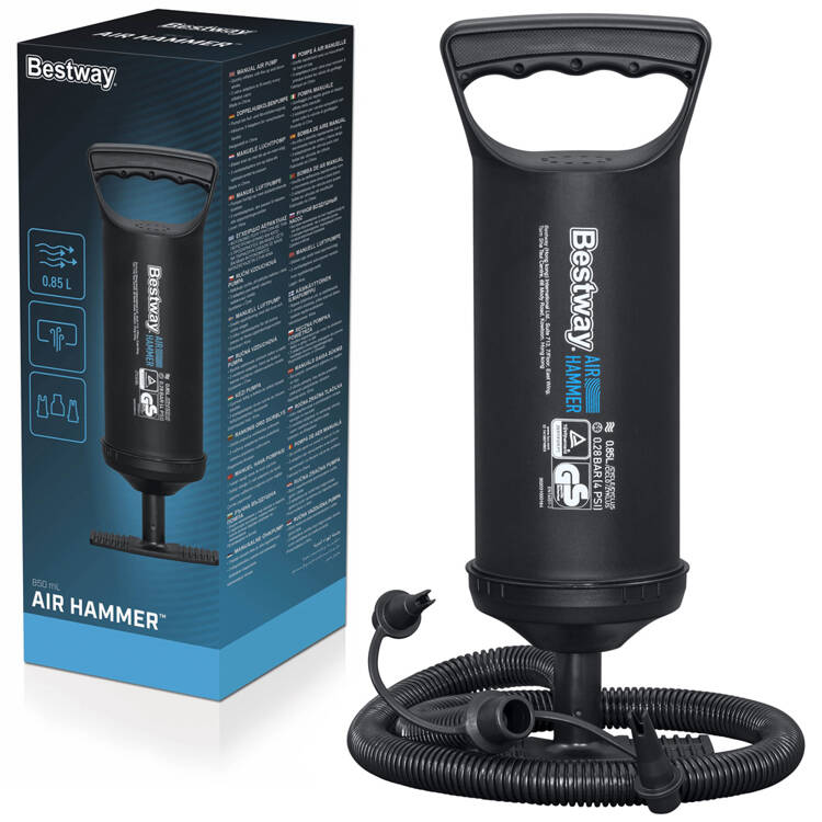 mamido Bestway ručná pumpa 30 cm na matrace a lopty