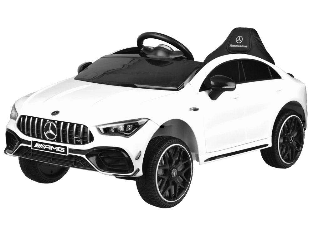 Detské elektrické autíčko Mercedes AMG CLA 45s biele