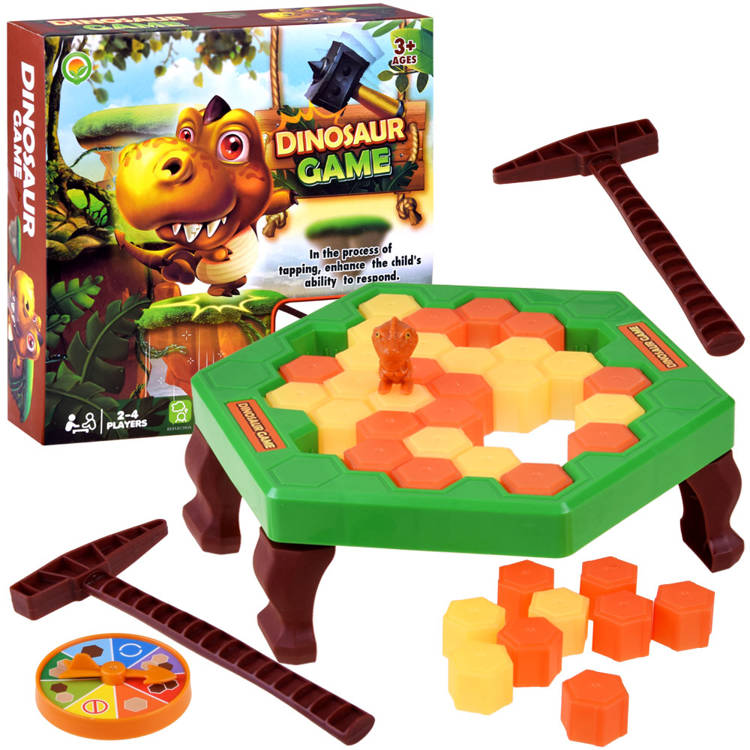 Hra zachráň dinosaura medová pasca