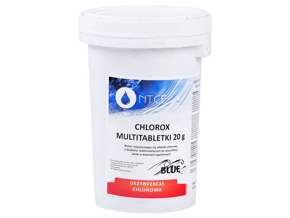 mamido Chlorox Multitablety Chlorox 20g Chémia do bazéna 1KG modré