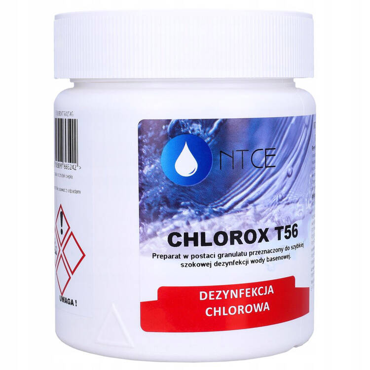 mamido Chlorox T56 granulát 0,5 kg chémie do bazéna