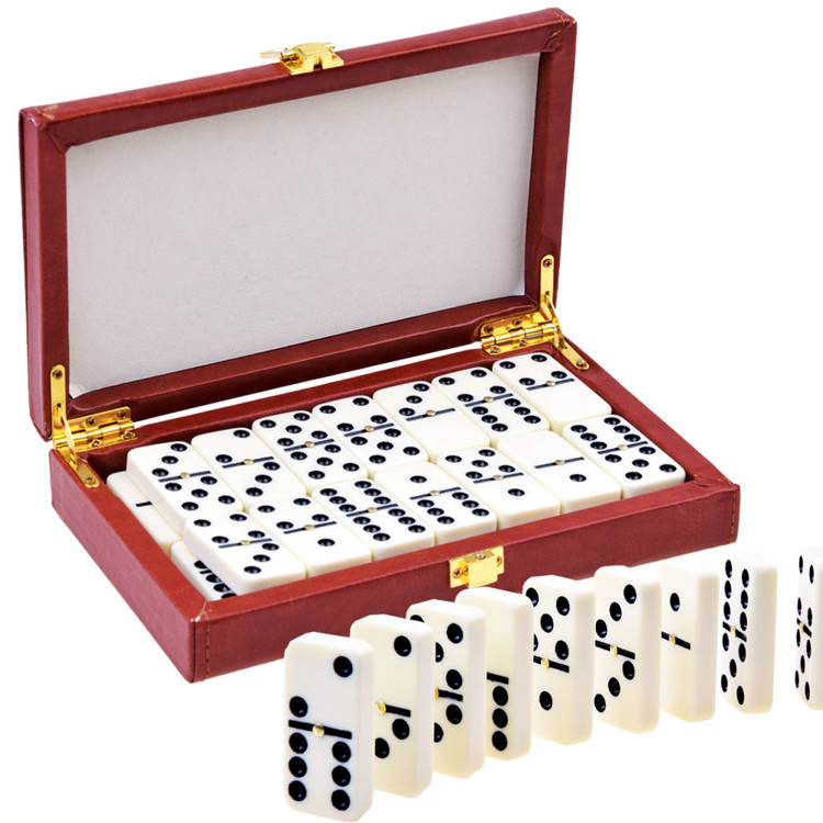 mamido Logická hra DOMINO v elegantnej krabičke