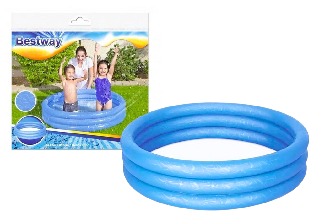 Nafukovací bazén Bestway 122 cm x 25 cm 51025 modrý
