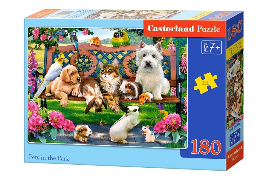 mamido Puzzle 180 dielikov Domáci miláčikovia v parku