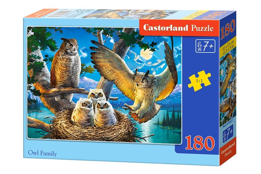 mamido Puzzle 180 dielikov Sovia rodina