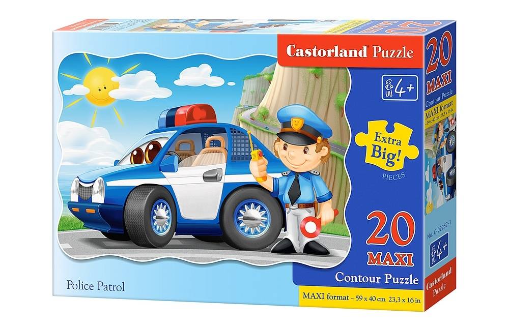 mamido Puzzle 20 dielikov MAXI Polícia hliadka