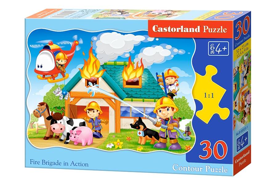 mamido Puzzle 30 dielikov Hasičská zásahová akcia