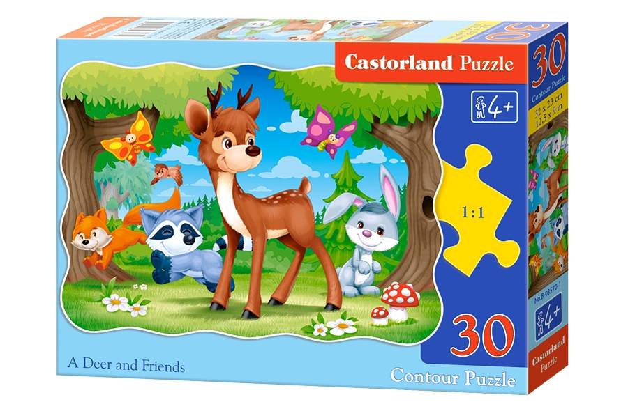 mamido Puzzle 30 dielikov Jeleň a priatelia