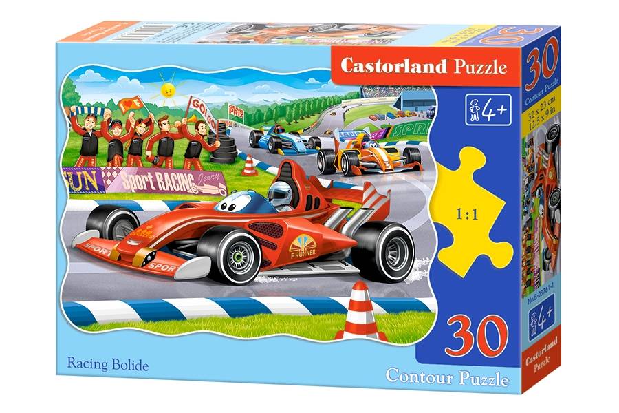 mamido Puzzle 30 dielikov Závodné bolid