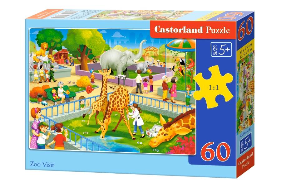 mamido Puzzle 60 dielikov Návšteva v zoo