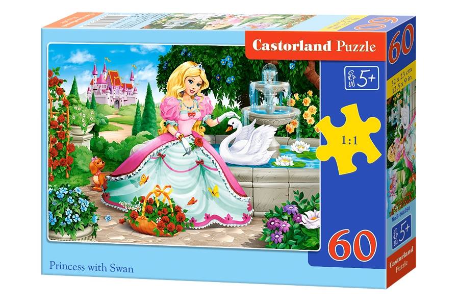 mamido Puzzle 60 dielikov Princezná s labutou