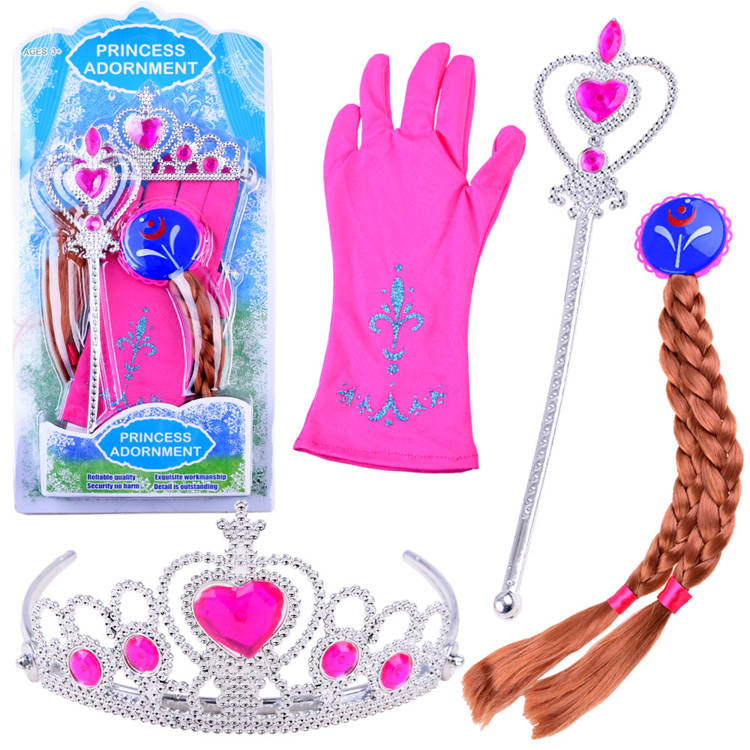 Set Princezná z rozprávky korunka vlasy