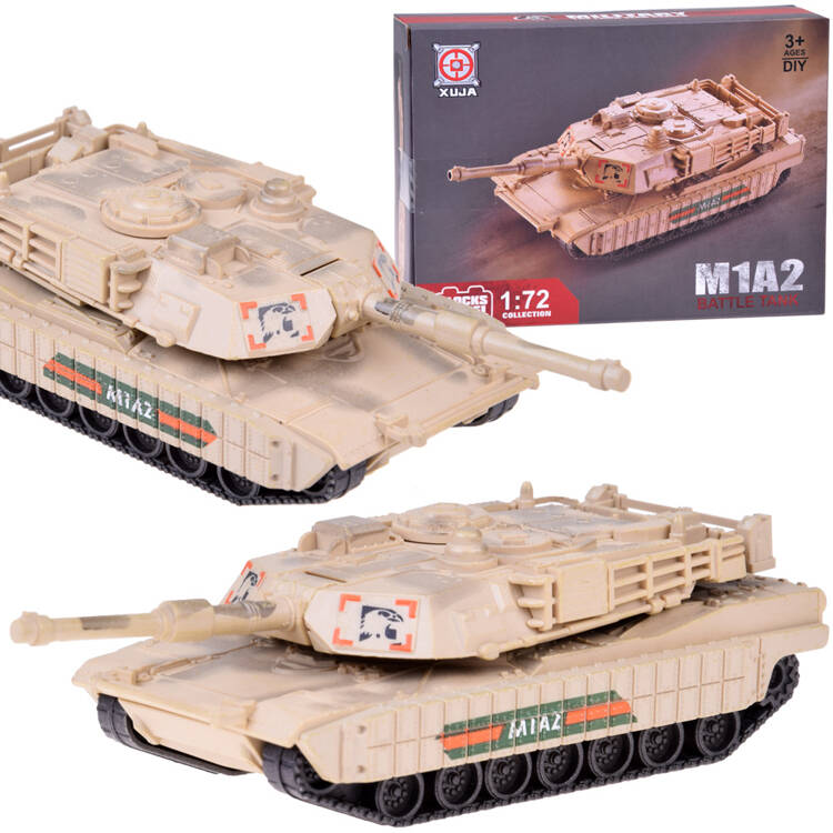 mamido Stavebnice Abrams M1A2 Americký Tank postáv Tank 1:72