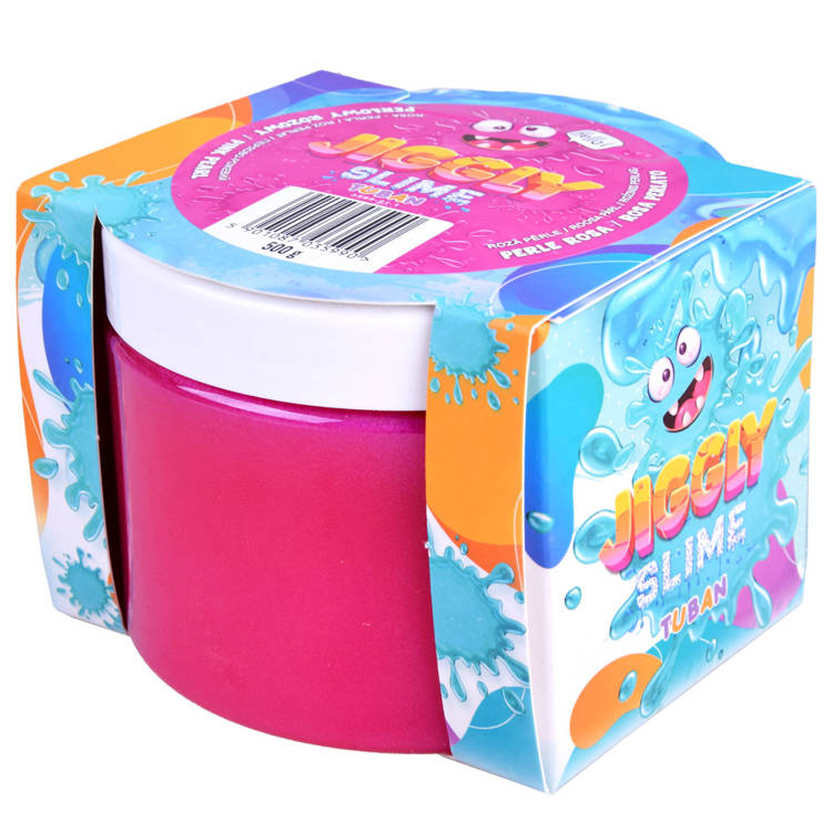 mamido Tuban Jiggly Slime ružový perleťový 500G