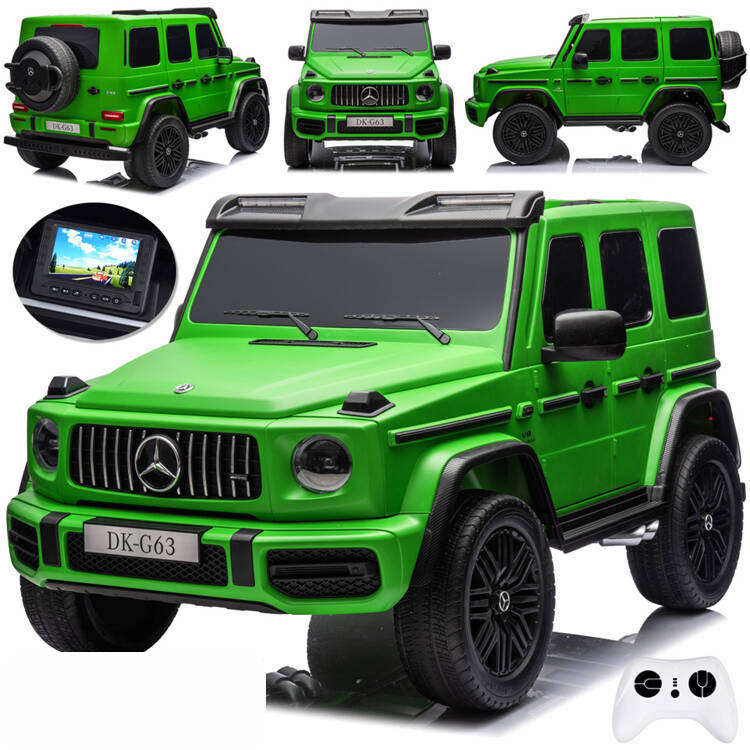 mamido Elektrické autíčko Mercedes G63 AMG 24V 4x200W lakované zelené